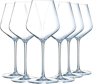 Chef & Sommelier Chef&Sommelier - Distinction Collection - 6 Wine Glasses 28cl - Made in France - Sturdy Packaging