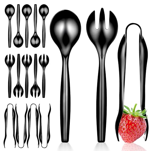 Stock Your Home Black / 9.5 inches x 2.5 inches / Contemporary Spoons