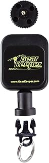 Gear Keeper Micro Retractor Super Zinger, Retractable Tether for Fishing | Fly fishing retractor for fishing accessories: forceps, pliers, nippers & more, mount with QC split ring, USA Made