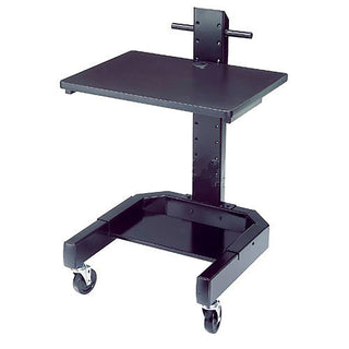 Mobile Computer Cart by Global Industrial – Plastic Laminate/Steel, Black, Model 309235BK
