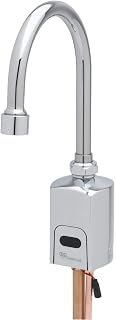 T&S Brass EC-3130-ST-VF05 ChekPoint Above-Deck Electronic Faucet, Single Hole/Temp, Gooseneck, 0.5 GPM, VR Outlet