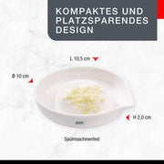 Ginger Grater Ceramic by GEFU – One Size, Silicone, White, Model GF24-35370