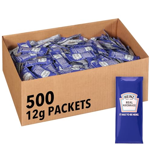 HEINZ Mayonnaise / 0.4 Ounce (Pack of 500) / 1 Bags & Cases