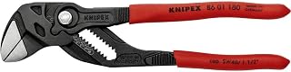 KNIPEX Pliers Wrench pliers and a wrench in a single tool grey atramentized, plastic coated 180 mm 86 01 180