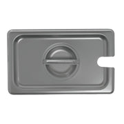 Allied Buying Corp CSTC-1400S Fourth-Size Steam Table Pan Slotted Cover 24 Gauge Stainless Steel Steamtable Pans by HUBERT – Stainless Steel, Model 6140CS