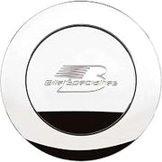 Billet Specialties Horn Button, Specialties Logo Polished (Large)