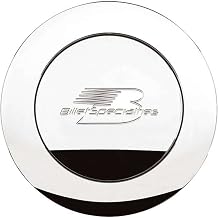 Billet Specialties Horn Button, Specialties Logo Polished (Large)
