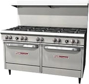 Southbend S60DC-3GL S-Series 60" Gas Restaurant Range w/ (4) Open Burners, 36" Left Griddle, (1) Standard Oven & (1) Cabinet Base
