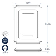 Naturals Half Sheet with Lid by Nordic Ware – Half + Lid, Aluminum, Natural, Model 12999AMZM