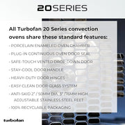 Moffat (2) Ovens | Digital | 220-240V / Silver / 2 Commercial Ovens