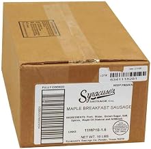 Syracuse Fully Cooked Maple Breakfast Sausage Mini Link, 1.6 Ounce -- 1 each.