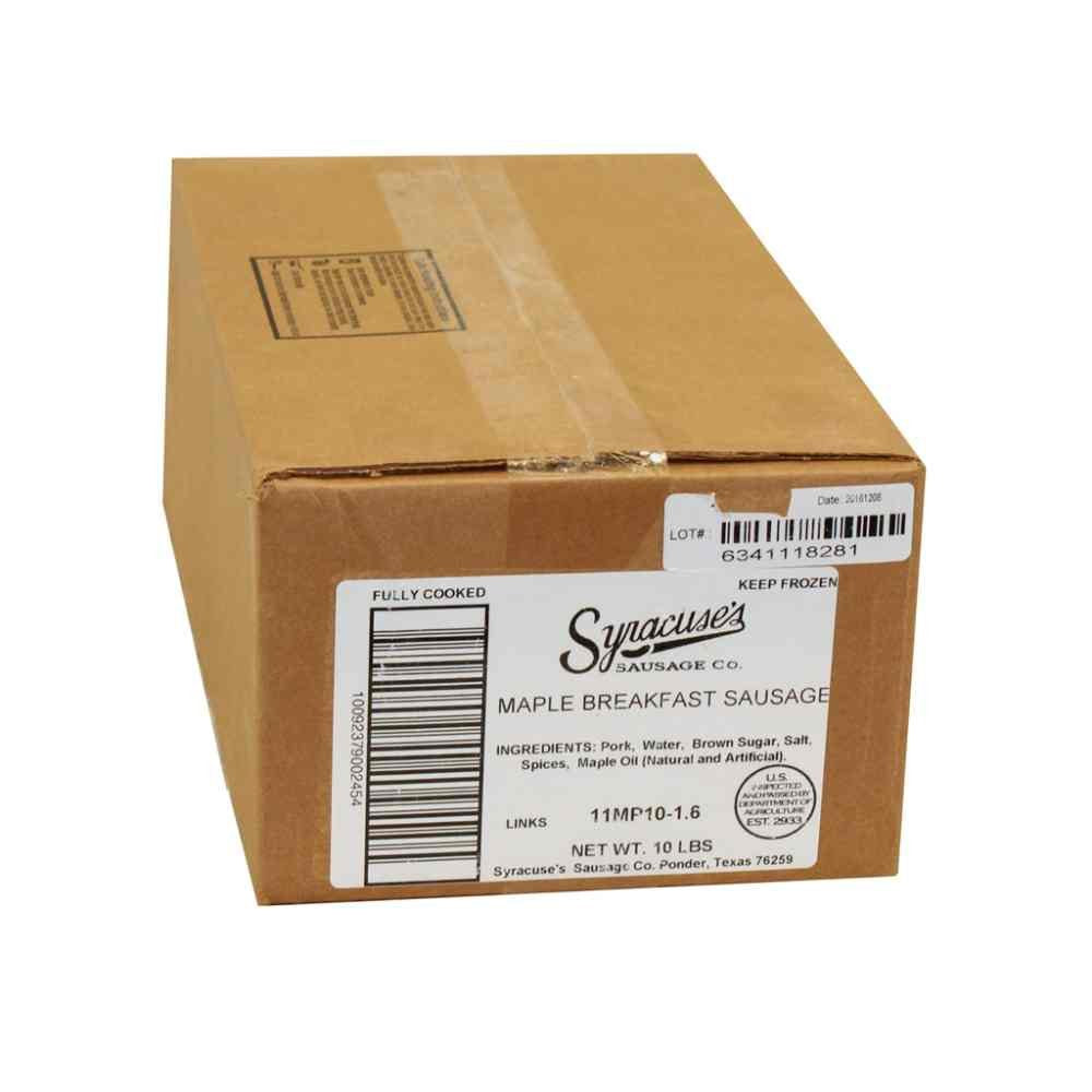 Syracuse Fully Cooked Maple Breakfast Sausage Mini Link by Syracuse Sausage – 1.6 ounce