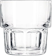 Libbey RLBU501 Stacked Gibraltar Lock, No. 15659, Soda Glass (Pack of 6)