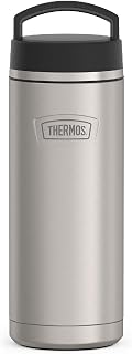 THERMOS ICON SERIES Stainless Steel Water Bottle with Screw Top Lid - 32 Ounce, Matte Stainless Steel - Vacuum Insulated Water Bottle with Lid