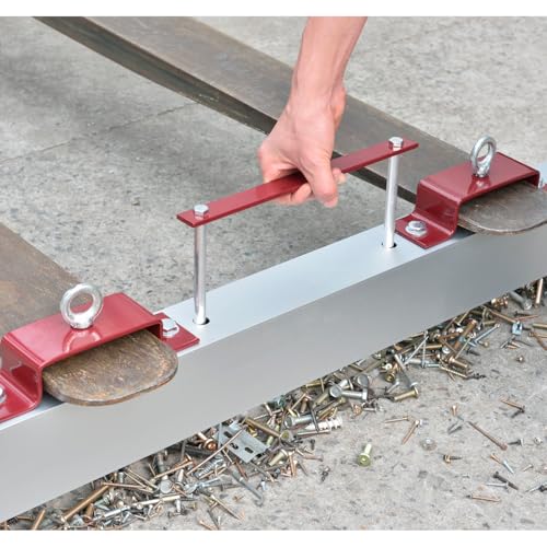 Global Industrial 3"L x 48"W x 3"H / Silver / Industrial Magnetic Sweepers