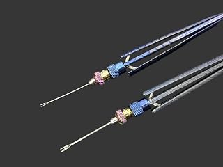 Highly demanded Vitro-Retinal IOL Cut. Sci.19G and Serrated for. 23G & 25G Detachable one Tip with one Handle (25G)