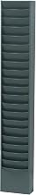 Durham 400-95 Gray Cold Rolled Steel 20 Contour Pocket Vertical Literature Rack, 9-3/4" Width x 58" Height x 4-1/8" Depth