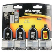 Magnum Keyed Padlock by Master Lock – 1 Pack, Stainless Steel, Silver, Model M1XQLF