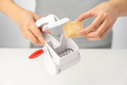 SGT Rotary Dual Grater by Cuisipro – Medium, Stainless Steel, White, Model 1612