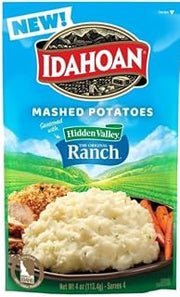 Idahoan Mashed Potatoes Seasoned with Hidden Valley® Original Ranch® 4 oz. (Pack of 2)