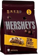 Hershey's Semi-Sweet Chocolate Baking Chips 5LB bag