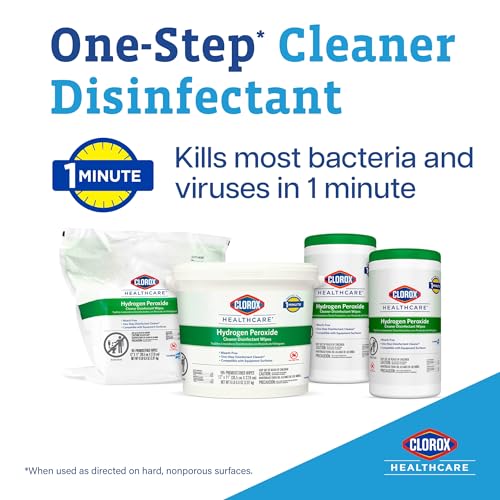 Clorox 155 Count (Pack of 6) / White / Canister 155ct Disinfectant Wipes
