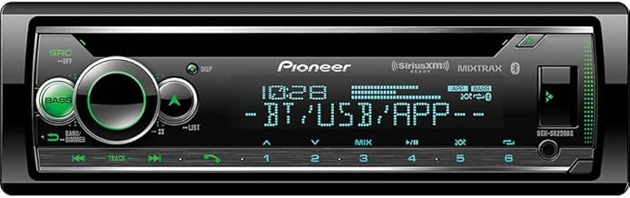 PIONEER REFURBPioneer DEH-S6220BS CD Receiver with Built-in Bluetooth & SiriusXM-Ready (Certified Refurbished)