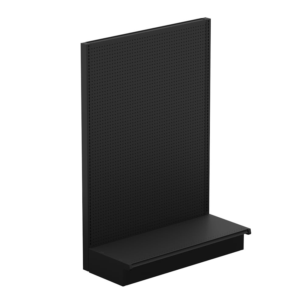 Extension Uprite 24" CHR Charcoal by Lozier – 24" H, Alloy Steel, Charcoal, Model U24E.CHR