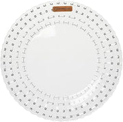 Nachtmann 77119 Medium Plate, Transparent, Size: Diameter Approx. 9.3 inches (23.5 cm), Height Approx. 0.8 inches (2 cm), Dancing Star Bossanova, Set of 2