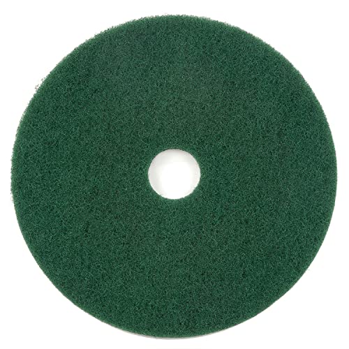 17" Green Scrubbing Pad by Global Industrial – 17.5"L x 17.5"W x 5"H, Green, Model 400317
