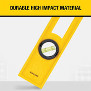 24 Inch Level by STANLEY – EA, High-Impact ABS, Black, Model 42-468