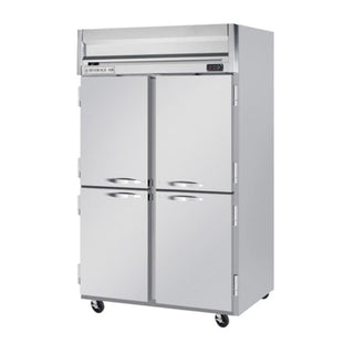 Beverage-Air HBF44-1-HS 47" Horizon Series Two Section Solid Half Door Reach-In Freezer 44 cu.ft. Capacity Stainless Steel Exterior and Interior with Bottom Mounted by Beverage