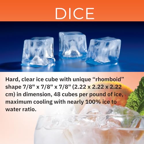 Manitowoc 193 lbs / day / Half Dice / Silver Ice Machines