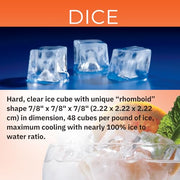 Manitowoc 219 lbs / day / Half Dice / Stainless steel Ice Machines