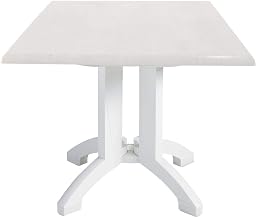 Grosfillex Atlanta 32" Square Table in White