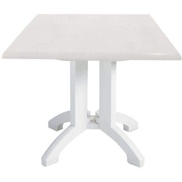 Grosfillex Atlanta 32" Square Table in White by Grosfillex Expert – Resin