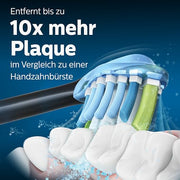 PHILIPS 4 Count (Pack of 1) / Black / 1 Toothbrush Replacement Heads