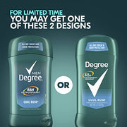 Degree 5.4 Ounce (Pack of 1) / Cool Rush / 1 Antiperspirant Deodorant