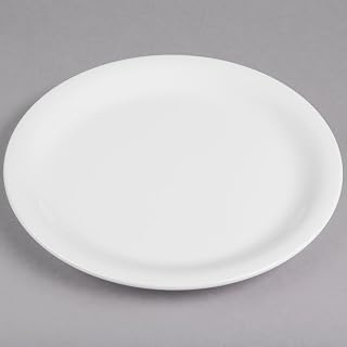 G.E.T. NP-7-DW-EC Commercial-Grade Salad and Butter Plate, 7.25", Diamond White (Case of 4)