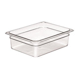 Camwear Food Pan by Cambro – 4", 5.9 liters, Polycarbonate (PC), Clear, Model 24CW135