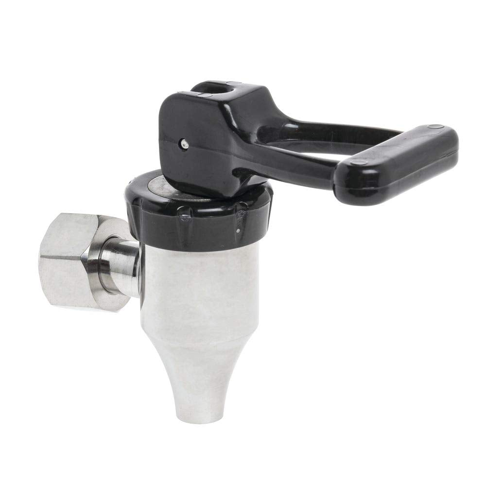 Replacement Spigot Assembly for HUBERT Coffee Urn & Beverage Dispenser – Metal, Gray, Model SP-001