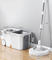 Spin Mop and Bucket Set by JBNCRYGD – One Size, One Color