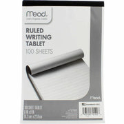 Ruled Writing Tablet by Mead – 6, Plastic, No Color, Model 70102