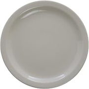 HUBERT Serving Platter Narrow-Rim Warm White Stoneware - 11 1/2" L x 9 1/8" W 12 Per Case