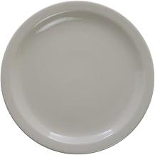 HUBERT Serving Platter Narrow-Rim Warm White Stoneware - 11 1/2" L x 9 1/8" W 12 Per Case