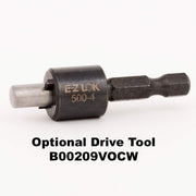 E-Z LOK 10.4mm / M8-1.25 Internal Threads, M12x1.75 External Threads, 12.50 mm Length / Red Thread Locking Inserts