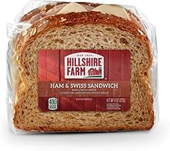 Hillshire Farm Ham and Swiss Sandwich, 0.5 Pound -- 10 per case