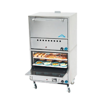 Comstock Castle 2PO31 Double Stacked Gas Pizza Oven by Comstock-Castle – Ceramic, Model 2PO31a