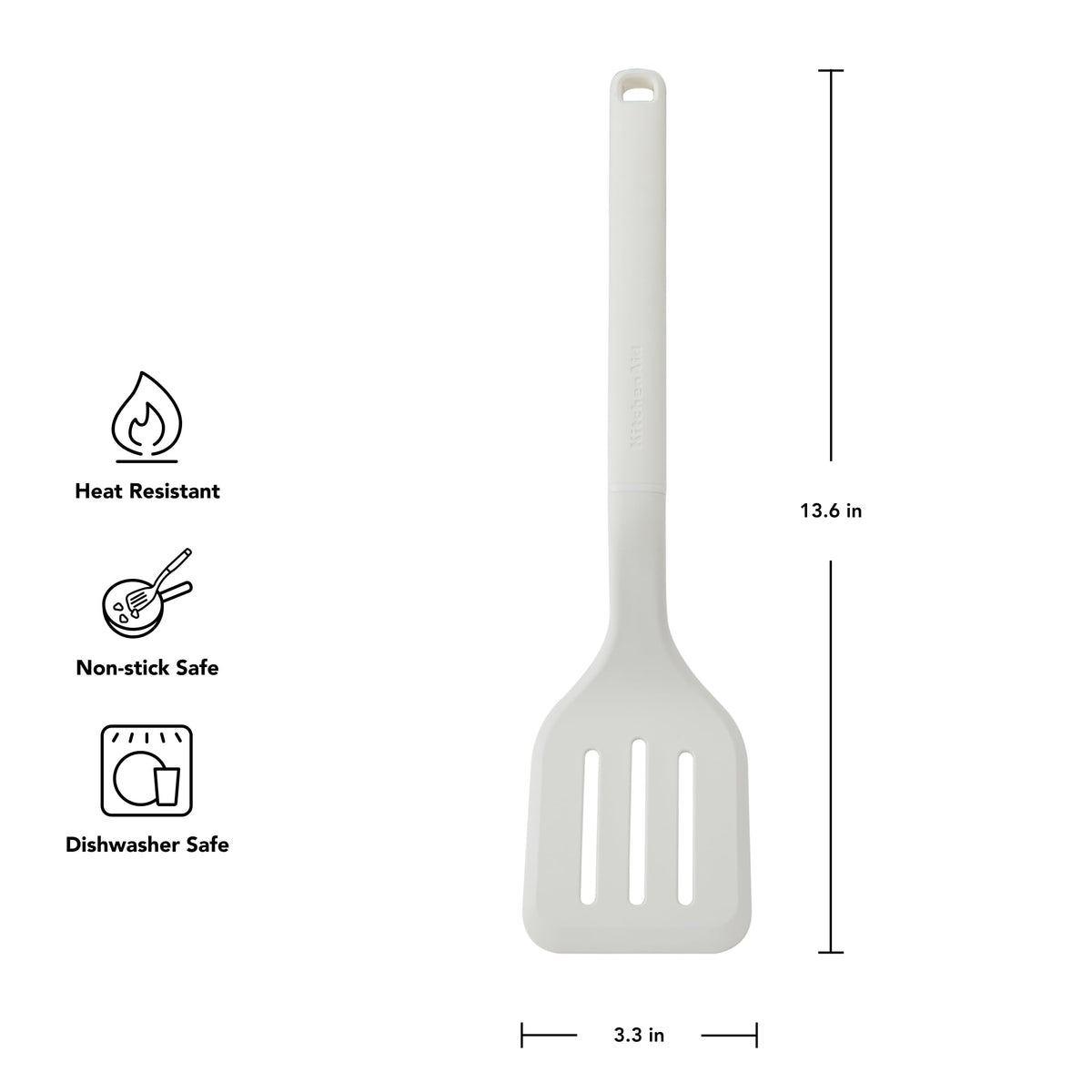KitchenAid Porcelain White / 13.6-Inch / 1 Spatulas