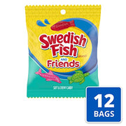 Swedish Fish Mixed-Fruit / 5.07 Oz (Pack of 12) / Green,Red Gummy Candy